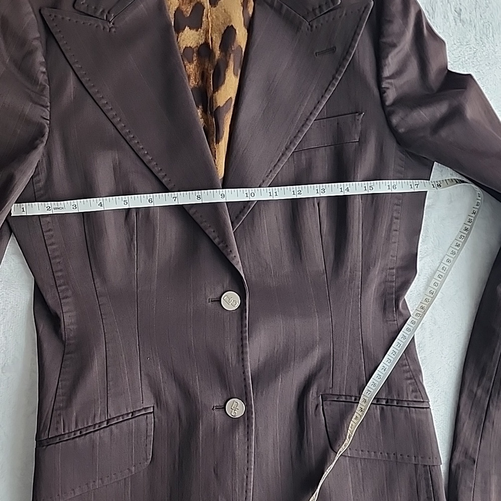 Dolce & Gabbana Chocolate Brown Blazer - Picture 13 of 14